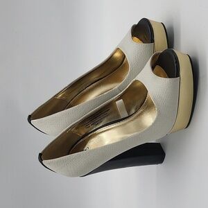 2- Mossimo Women's Platforms Open Toe Slip-on Shoes Size 7
